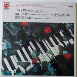 Joseph Haydn / Wolfgang Amadeus Mozart / Franz Schubert / Solomon (6) Sonata No. 35 In C Major / Sonata No. 11 In A Major, K.331 / Sonata In A Major, 