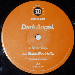 Dark Angel (15) Neon City / Static Electricity USED VINYL 12INCH 45 RPM