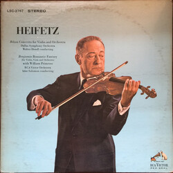 Jascha Heifetz / Miklós Rózsa / Arthur Benjamin Concerto For Violin And Orchestra / Romantic Fantasy Vinyl LP USED
