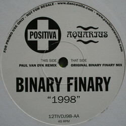Binary Finary 1998 USED VINYL 12INCH 45 RPM PROMO
