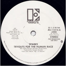Sparks Tryouts For The Human Race / Beat The Clock USED VINYL 12INCH 33 S RPM PROMO STEREO