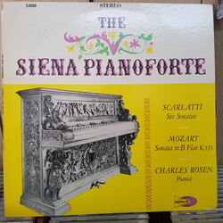Domenico Scarlatti / Wolfgang Amadeus Mozart / Charles Rosen The Siena Pianoforte Vinyl LP USED