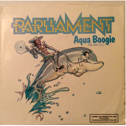 Parliament Aqua Boogie (A Psychoalphadiscobetabioaquadoloop) USED VINYL 7INCH 45 RPM SINGLE PROMO STEREO MONO