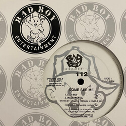 112 Come See Me USED VINYL 12INCH 33 S RPM PROMO