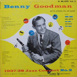 Benny Goodman And His Orchestra / Benny Goodman Trio / The Benny Goodman Quartet 1937/38 Jazz Concert No. 2 Vol. 2 Vinyl LP USED