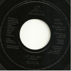 Queen Let Me Live USED VINYL 7INCH 45 RPM JUKEBOX STEREO