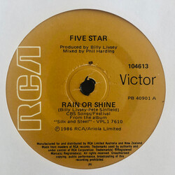 Five Star Rain Or Shine USED VINYL 7INCH