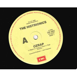 the Histrionics Ozrap USED VINYL 7INCH 45 RPM SINGLE