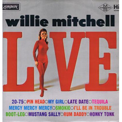 Willie Mitchell Willie Mitchell Live Vinyl LP USED