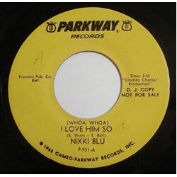 Nikki Blu / Session Swingers I Love Him So (Whoa Whoa) / Instrumental USED VINYL 7INCH 45 RPM SINGLE PROMO REISSUE
