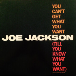 Joe Jackson You Can't Get What You Want (Till You Know What You Want) USED VINYL 12INCH 33 S RPM