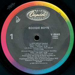 Boogie Boys A Fly Girl  / City Life USED VINYL 12INCH SINGLE 45 RPM