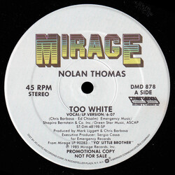 Nolan Thomas Too White VINYL 12" USED