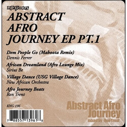 Various Abstract Afro Journey EP Part 1 USED VINYL 12INCH 33 S RPM EP