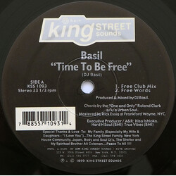 Basil Time To Be Free USED VINYL 12INCH 33 S RPM