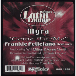 Myra (4) Come To Me (The Frankie Feliciano Remixes) USED VINYL 12INCH 33 S RPM STEREO