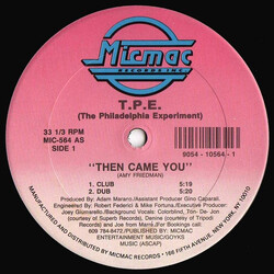 T.P.E. Then Came You USED VINYL 12INCH 33 S RPM