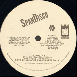 Love Childs Afro Cuban Blues Band Oye Como Va USED VINYL 12INCH 33 S RPM PROMO