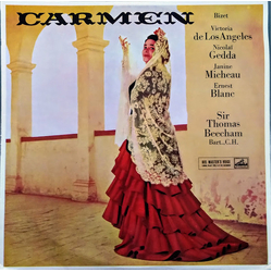 Georges Bizet / Victoria De Los Angeles / Nicolai Gedda / Janine Micheau / Ernest Blanc / Sir Thomas Beecham Highlights From Carmen Vinyl LP USED