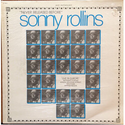 Sonny Rollins Live In Europe Vinyl LP USED