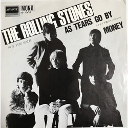 The Rolling Stones As Tears Go By / Money USED VINYL 7INCH 45 RPM SINGLE PROMO