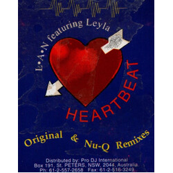 L.A.N. (2) / Leyla (2) Heartbeat USED VINYL 12INCH 33 S RPM