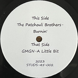 The Patchouli Brothers / GMGN Burnin' / A Little Bit USED VINYL 7INCH 45 RPM
