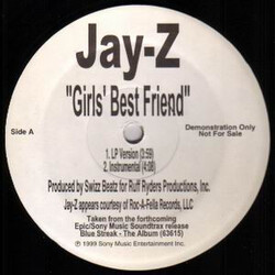 Jay-Z Girls' Best Friend USED VINYL 12INCH 33 S RPM SINGLE PROMO