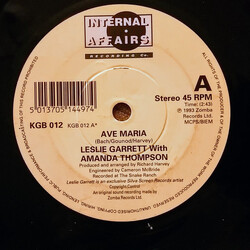 Lesley Garrett / Amanda Thompson (5) Ave Maria USED VINYL 7INCH 45 RPM SINGLE