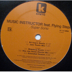 Music Instructor / Flying Steps Super Sonic USED VINYL 12INCH 33 S RPM