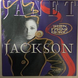 Janet Jackson When I Think Of You (Dance Remix) USED VINYL 12INCH 45 RPM SINGLE