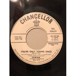 Fabian (6) Youre Only Young Once / The Love That Im Giving To You USED VINYL 7INCH 45 RPM SINGLE