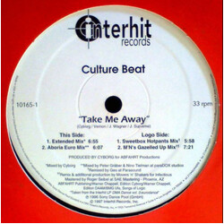 Culture Beat Take Me Away USED VINYL 12INCH MAXI-SINGLE STEREO