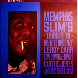 Memphis Slim Memphis Slim's Tribute To Big Bill Broonzy, Leroy Carr, Cow Cow Davenport, Curtis Jones, Jazz Gillum Vinyl LP USED
