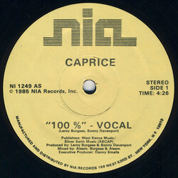 Caprice 100% USED VINYL 12INCH 33 S RPM STEREO