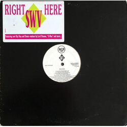 SWV Right Here (Remixes) USED VINYL 12INCH 33 S RPM SINGLE PROMO STEREO