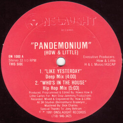 How & Little Pandemonium USED VINYL 12INCH 33 S RPM STEREO