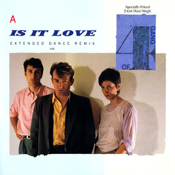 Gang Of Four Is It Love USED VINYL 12INCH 45 RPM MAXI-SINGLE STEREO