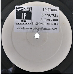 Spincycle Times Out / Sponge Monkey USED VINYL 12INCH WHITE LABEL