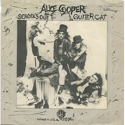 Alice Cooper School's Out / Gutter Cat USED VINYL 7INCH 45 RPM SINGLE STYRENE
