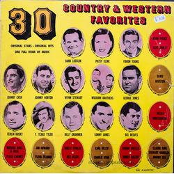 Various 30 Country & Western Favorites Vinyl LP USED