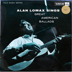Alan Lomax Sings Great American Ballads Vinyl LP USED