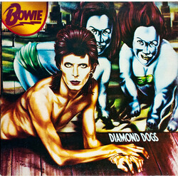 David Bowie Diamond Dogs Vinyl LP USED