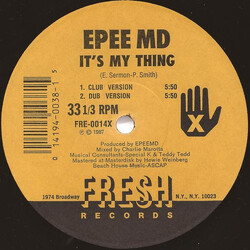 EPMD It's My Thing / You're A Customer USED VINYL 12INCH 33 S RPM REISSUE