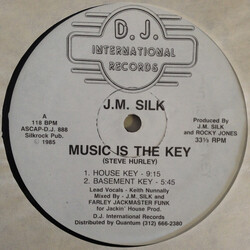 J.M. Silk Music Is The Key USED VINYL 12INCH 33 S RPM