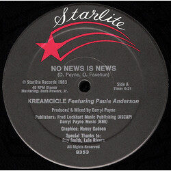 Kreamcicle / Paula Anderson No News Is News USED VINYL 12INCH 45 RPM