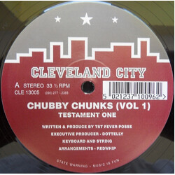 Chubby Chunks Chubby Chunks (Vol 1) USED VINYL 12INCH 33 S RPM STEREO