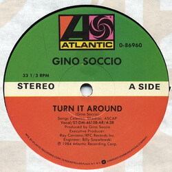Gino Soccio Turn It Around USED VINYL 12INCH 33 S RPM MAXI-SINGLE STEREO