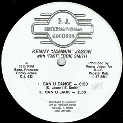 Kenny "Jammin" Jason / "Fast" Eddie Smith Can U Dance USED VINYL 12INCH 33 S RPM