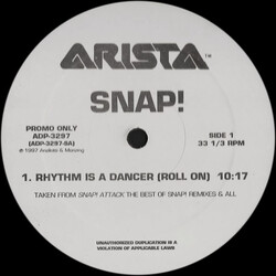 Snap! Rhythm Is A Dancer (Roll On) USED VINYL 12INCH PROMO